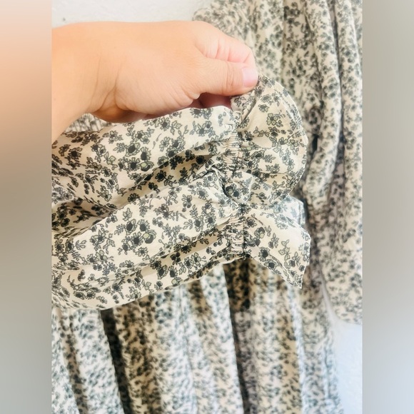 PIPER & SCOOT women’s dress floral print has pockets puffy sleeves NWT - Picture 11 of 14